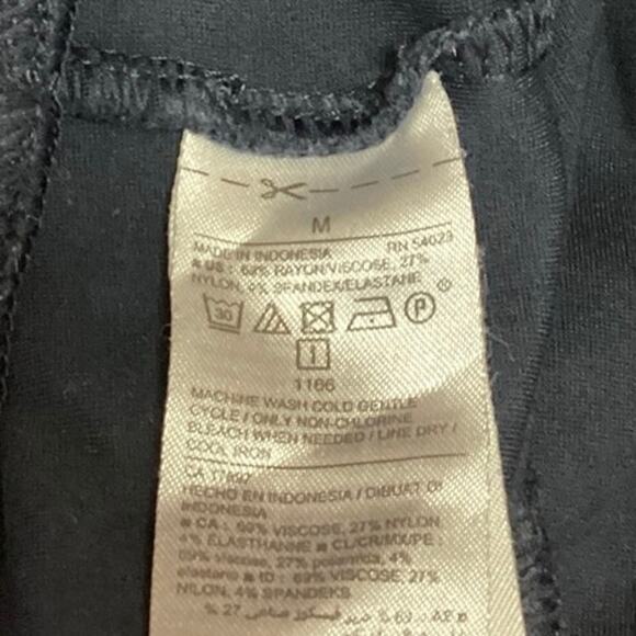 Old Navy Womens Blue Pull On Elastic Waist Activewear Ankle Trouser Pant Size M - Picture 5 of 5